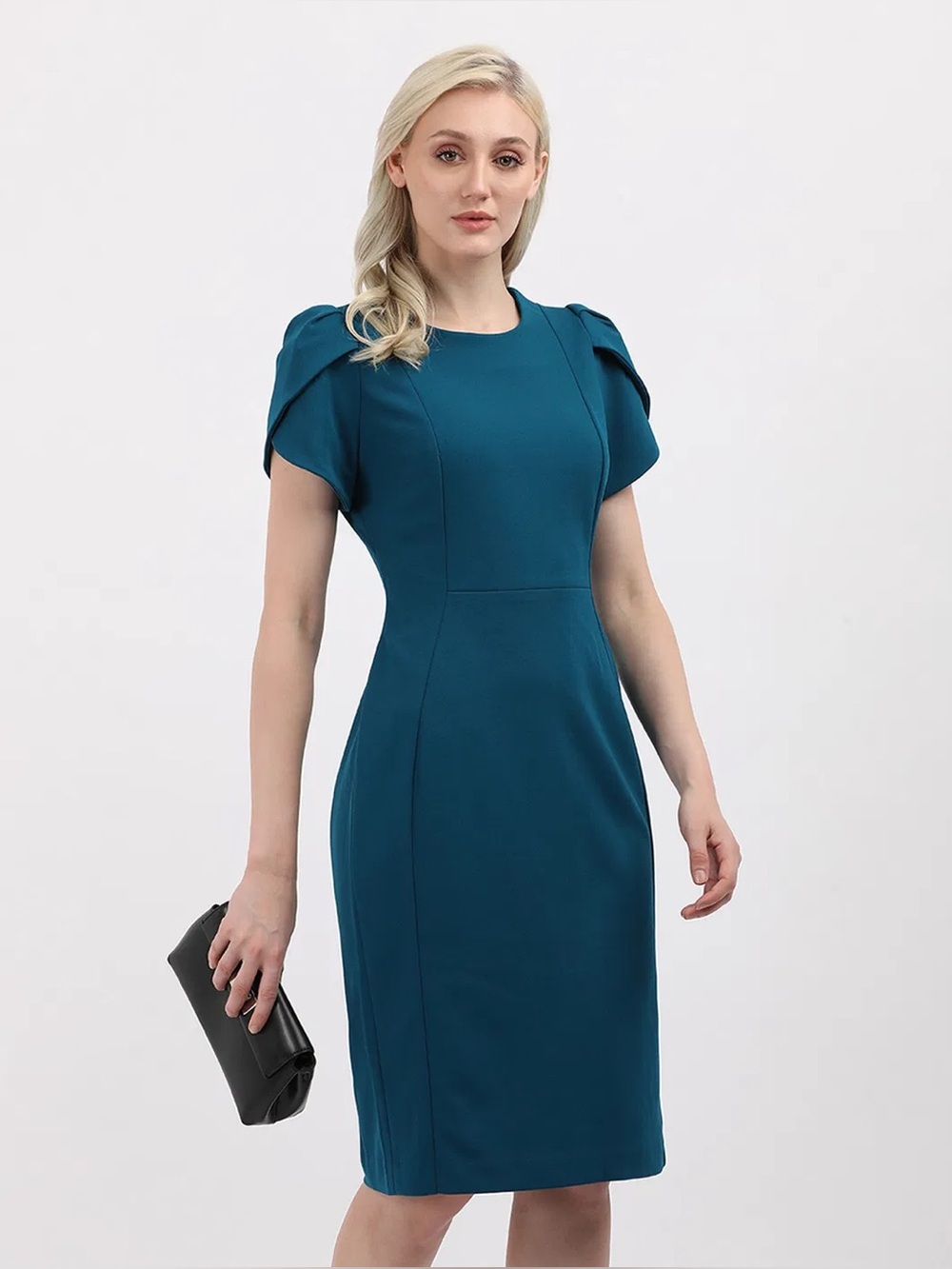 Calvin Klein sheath dress tulip sleeves women’s size 10